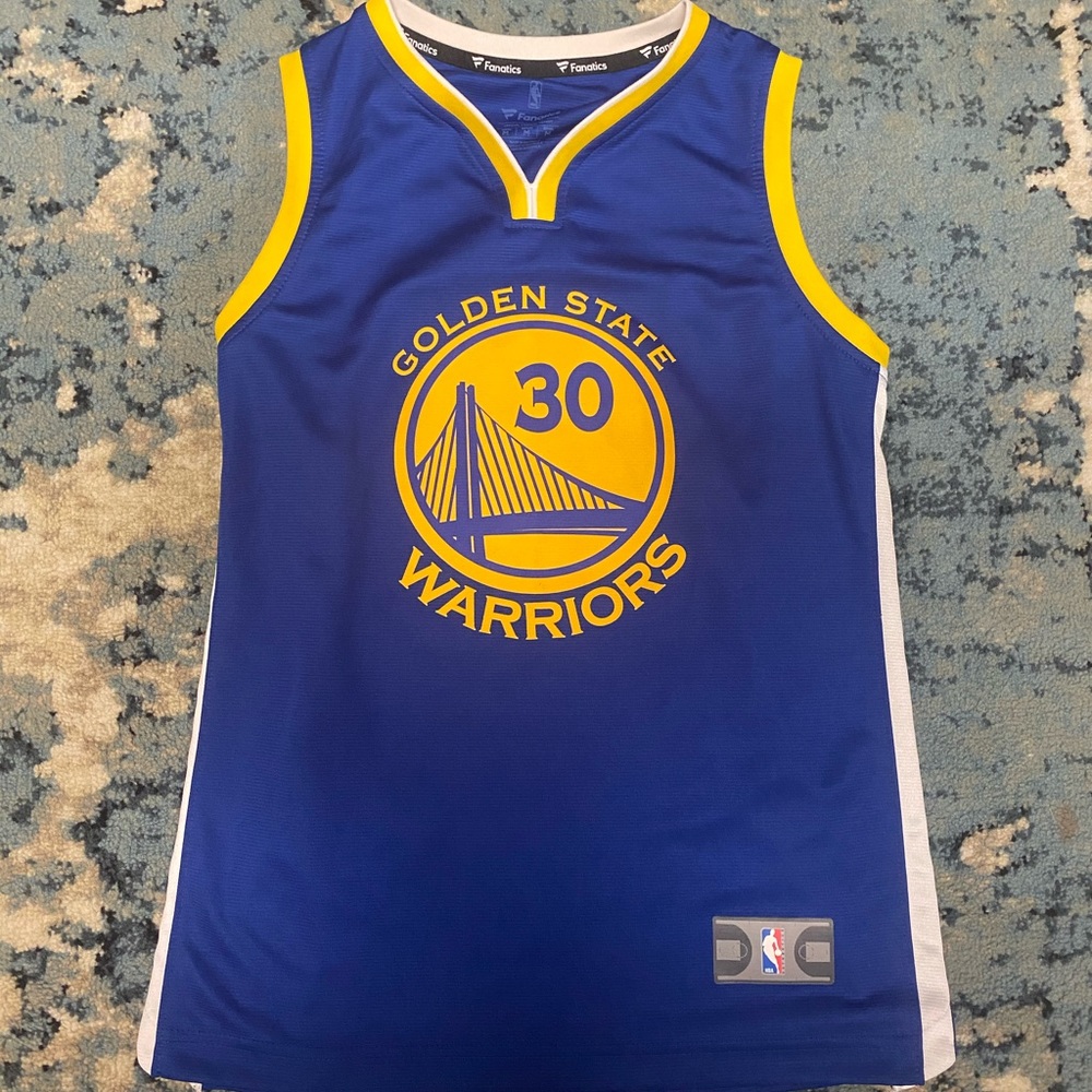 Boys Medium Steph Curry NBA Fanatics Jersey
